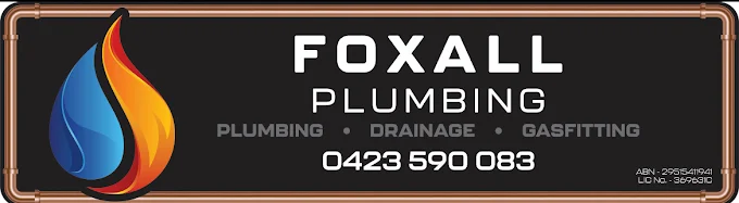 Foxall Plumbing — Plumbing · Drainage · Gasfitting · 0423 590 083